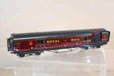 EXLEY O GAUGE BR LMS MAROON ROYAL MAIL TPO POST OFFICE COACH 30230 oi