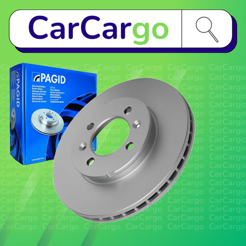 Pagid vented front brake discs - vented,