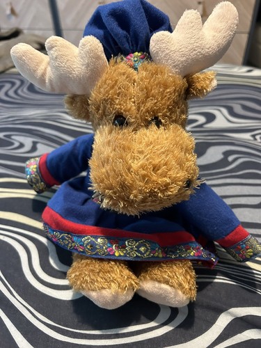 Reindeer soft toy plush - soft,