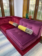 French tufted Daybed Mah Jong