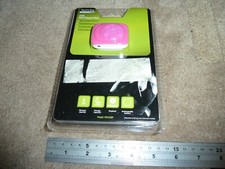2GB MINI CLIP-ON MP3 PLAYER Bright Pink BRAND NEW SEALED! Bundle + Car Charger