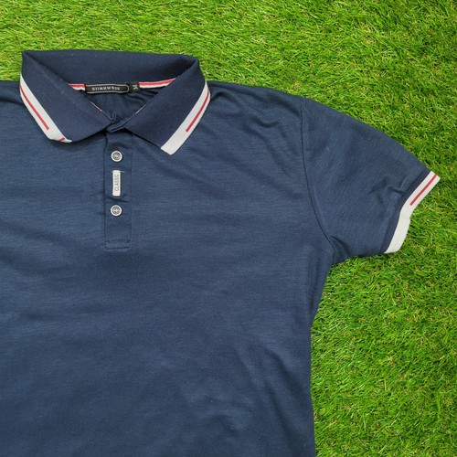 Siimhwrss navy polo shirt - navy, size