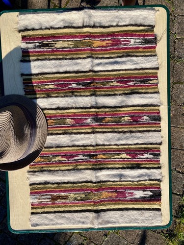 Vintage alpaca woven strip - vintage,