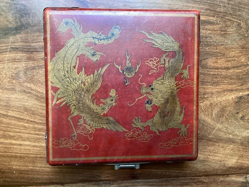 Vintage chinese chess set - vintage,