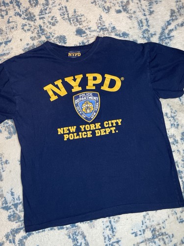 Vintage nypd shirt - vintage, xl
