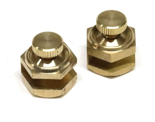 Barnwell pair brass stair - pair, of