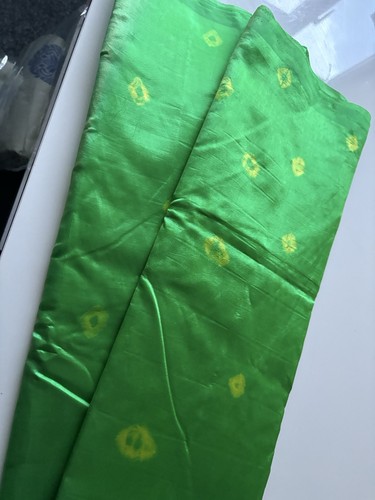 Green saree - green,