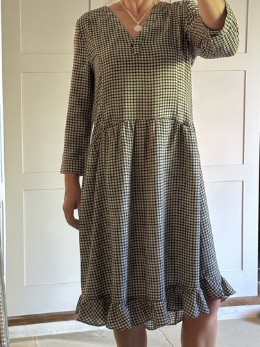 Wrap london wy31 checked dress - london,