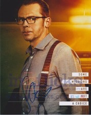 Simon Pegg AUTOGRAPH Mission