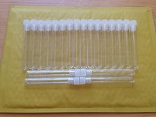 13 x plastic test tubes, 100mm