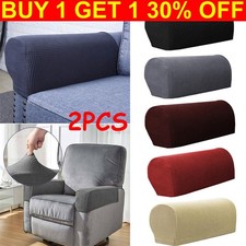 2PCS Armchair Covers Chair Arm Protector Cover Sofa Stretch Armrest Slip Cover