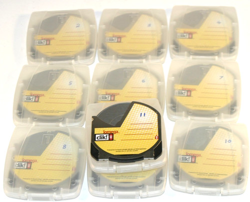 Lot iomega clik disk - lot,