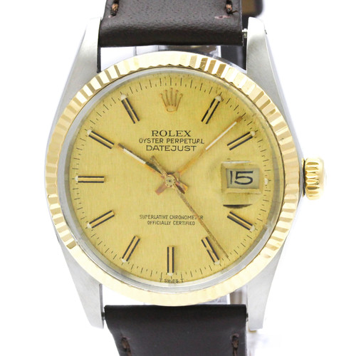 Rolex datejust 16013 18k - rolex, gold