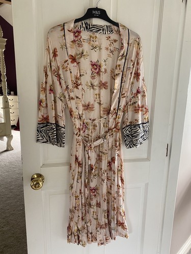 New long pink kimono - long,