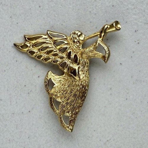 Vintage angel brooch 70s - vintage,