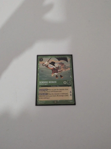 Lorcana card scrooge mcduck - card,