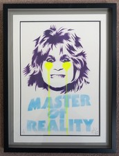 PURE EVIL STENCIL ‘OZZY OSBOURNE’ ‘MASTER OF REALITY’ One of One of a Kind