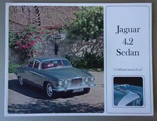 JAGUAR 4.2 SEDAN orig 1967 USA Mkt Sales Brochure - 420G