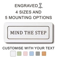 Mind The Step Sign / Caution Watch Your Step Wooden Sign / Mind the Stairs Sign