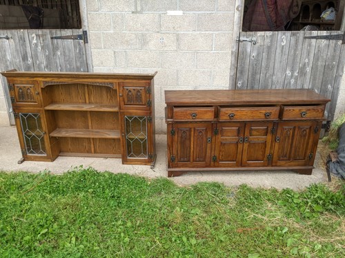 Old charm oak dresser warwick - old,