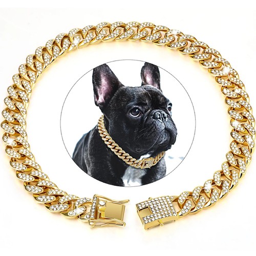 Dog chain diamond - chain, collar