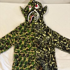 Bape x UNKLE camo zip up hoodie size L 