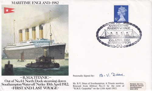Titanic survivor dean - survivor,