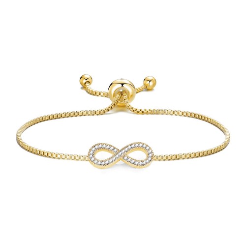 18k gold plated infinity - 18k,