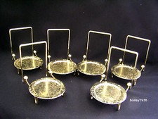 CUP & SAUCER STAND BRASS