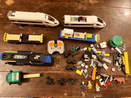Lego city train and track - city,