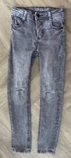 Primark Girls Distressed Super Skinny Jeans 7-8 Years 128cm Kids Ripped Denim