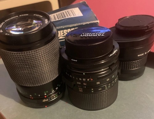 Vintage camera lens bundle - camera,