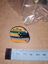 AYRTON SENNA Helmet Style pin