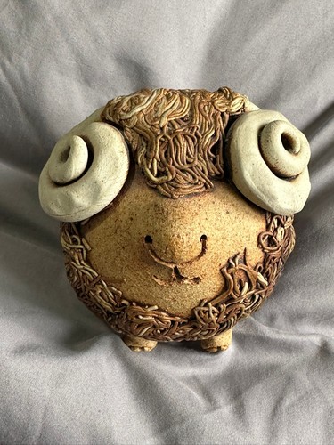 Ram sheep ornament brown - ram,