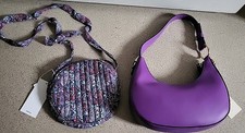 2 X Handbags, Primark Purple