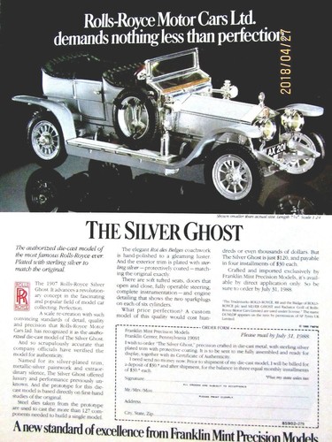 1907 rolls royce - 1907, silver