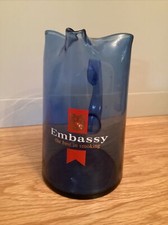 Embassy Cigarettes Blue Glass