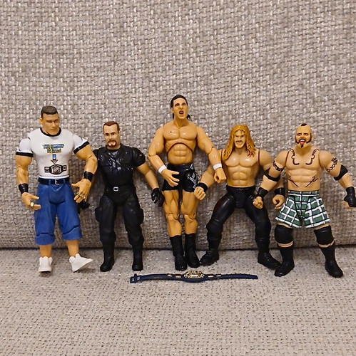 Wwf wwe job lot - (5), of