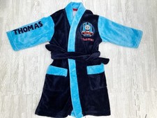 Thomas the Tank Engine Boys Kids Blue Dressing Gown 2-3 Years