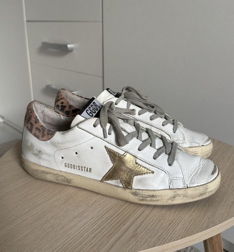 Golden goose superstar leopard - golden,