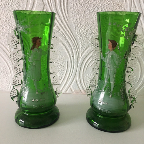 Antique mary gregory - mary, 2