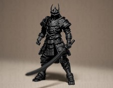 Samurai Warrior Figurine Japanese Bushido Statue Martial Arts Decor Collectible