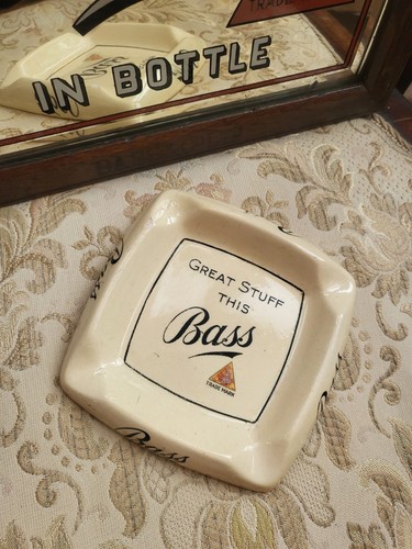 Vintage bass beer ashtray - vintage,