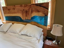 Handmade Epoxy Resin Headboard