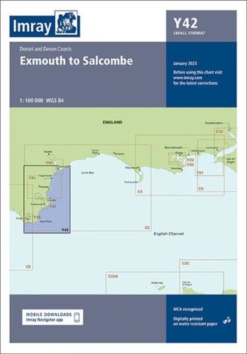 Imray chart y42 exmouth - y42, to