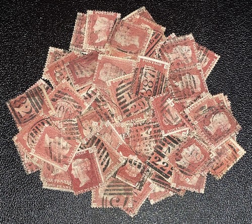 Sg43 penny red stamps - sg43, x100