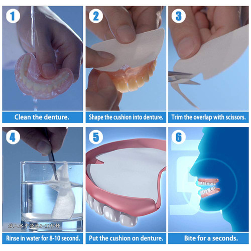 Upper denture adhesive - denture,