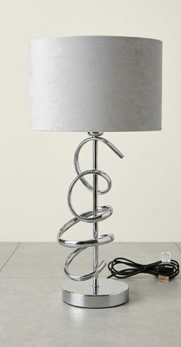 Sculptural swirl table lamp - swirl,