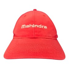 Mahindra Tractors Red Baseball