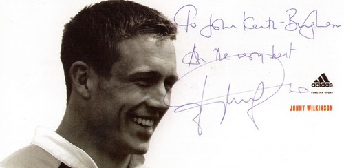 Jonny wilkinson signed slip - jonny,